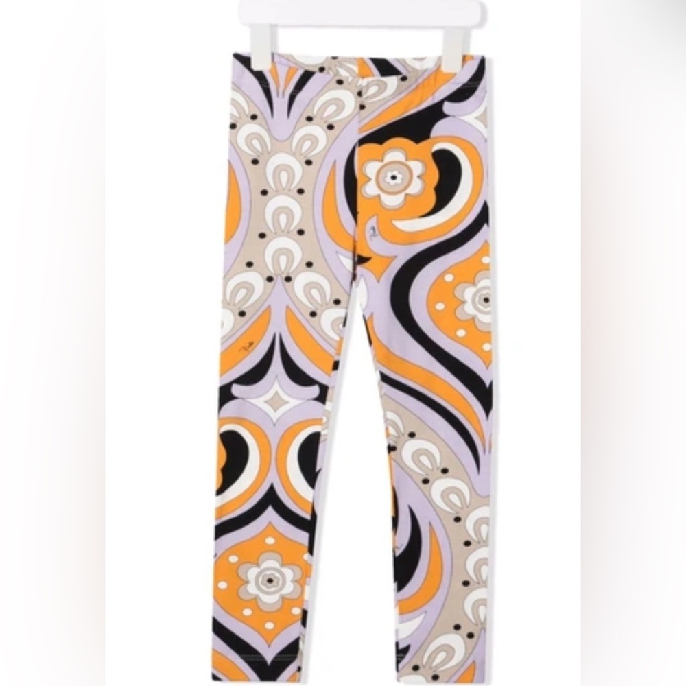 Emilio Pucci - Stylish Kids Patterned Leggings - size 14